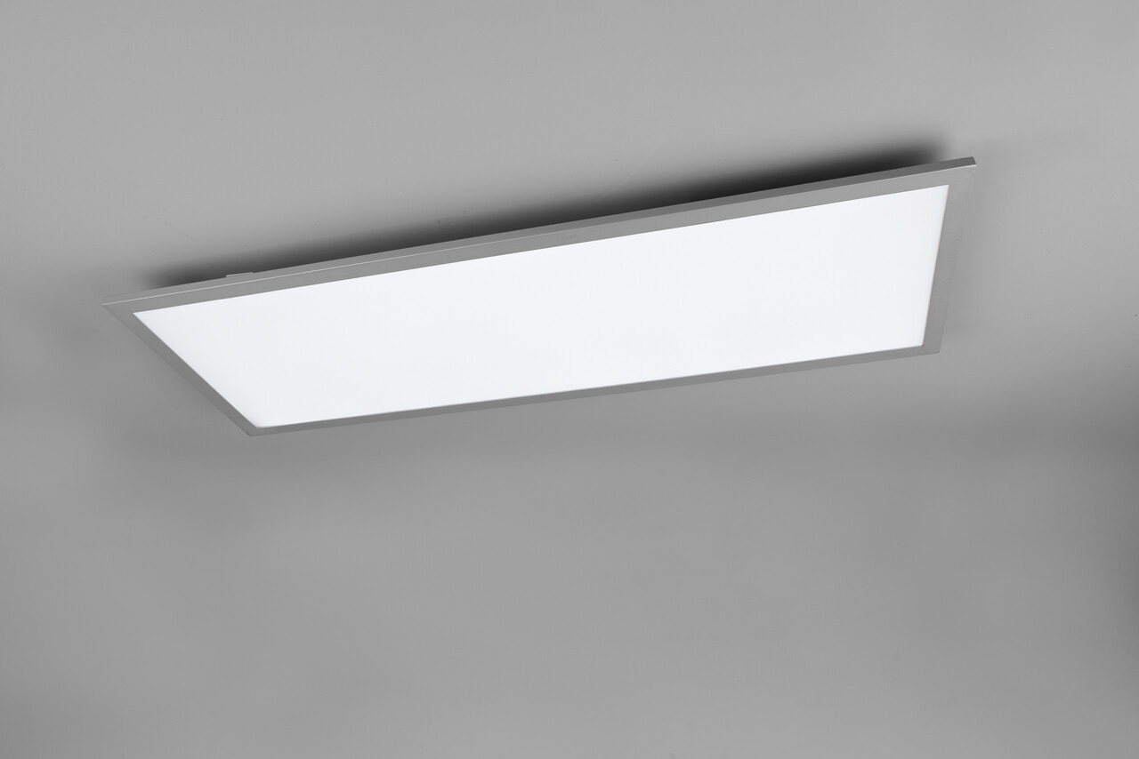 Plafoniera Gamma, RL, 80x29.5x5 cm, 33.5W, 1x SMD, metal, titaniu - imagine 5